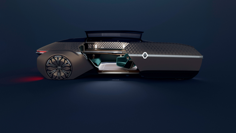 Illustration for article titled Renault's New Luxury Robo-Vehicle Concept Is Gorgeous Vaporware